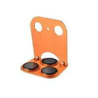 Protection d'objectif d'appareil photo en verre trempé avec support pliable en métal mat pour 17 18 Pro Max