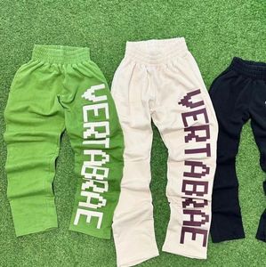 Pantalon homme à prix de gros, coupe droite, rayures courbes, délavé, taille mi-haute, cordon de serrage, coupe ample, 100% coton, style devant plat - Product Image 4