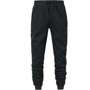100% algodón entrenamiento Jogging conjuntos Unisex algodón hombres Fitness Joggers sudaderas 2 piezas chándales pantalones de chándal térmicos de Pakistán - Product Image 3