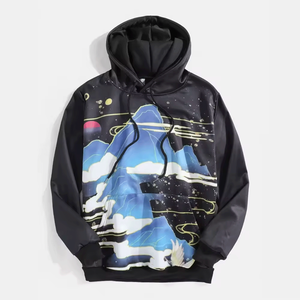 Venta al por mayor Sublimación Invierno Hombres Sudadera con capucha Venta caliente Moda Cremallera Sudadera con capucha Casual Con Algodón Hecho Caliente - Product Image 1