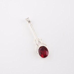 Collar Elegante con Gema Ovalada de Rubelita Rosa, Plata de Ley Chapada en Platino, Certificado IGI, Hecho a Mano - Product Image 5