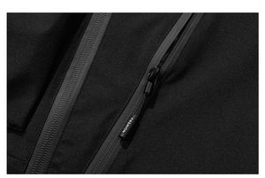 Chaqueta con cremallera de invierno para hombre con logotipo bordado personalizado, chaqueta cortavientos de nailon transpirable a prueba de viento, último diseño, chaqueta cortavientos para hombre 2025 - Product Image 5