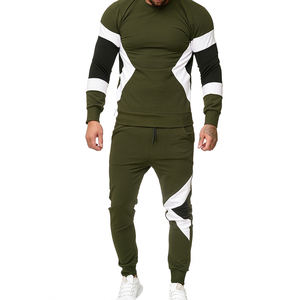 Super survêtements de sport surdimensionnés et légers de haute qualité pour hommes avec logo personnalisé pour l'hiver Jogger 2 pièces Ensembles de survêtements coupe-vent - Product Image 1