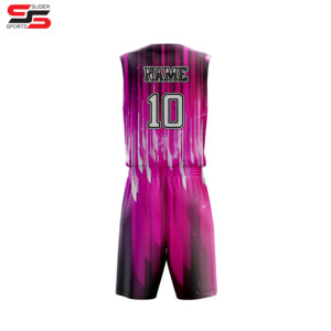 Kit d'uniforme de basket-ball personnalisé, vêtements de sport sans manches, ensemble d'uniformes de basket-ball avec sublimation et design personnalisés - Product Image 2