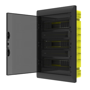 Abs nhựa Thùng 24-36-45 mô-đun Công suất MCB Hộp cầu chì hộp lõm gắn hộp phân phối - Product Image 4