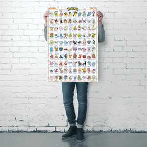 Collection d'affiches d'anime Pokémon Leader Region # 152-251) Affiche - Product Image 2
