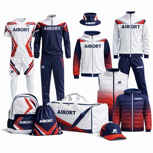 Aibort pour maillots de football personnalisés pour votre équipe, service OEM, ensembles été/automne, couleurs et logo/nom personnalisés, MOQ 10 - Product Image 3
