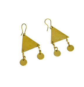 Boucle d'oreille en laiton personnalisé accessoire de bijoux bonne qualité boucles d'oreilles non percées convertisseur conception unique prix bon marché - Product Image 6