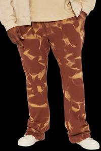 Meilleures ventes de pantalons évasés pour hommes/femmes de couleur violette avec poches arrière et avant de conception brodée pantalons extensibles décontractés - Product Image 4