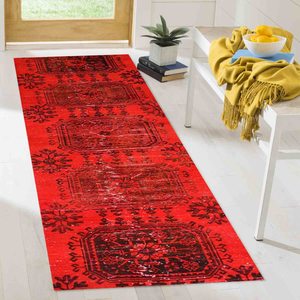Alfombra de estilo antiguo, alfombra estampada, alfombra de regalo para él, alfombra suave con pelo largo - Product Image 4