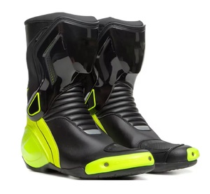 Botas de cuero para viajar en moto Botas de carreras en moto para hombre impermeables - Product Image 6