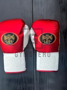 Guantes de Boxeo GYMSTERO al por Mayor de Alta Calidad, de Cuero Vacuno Genuino, con Correa de Muñeca Ajustable, Dedos Completos, para Sparring, con Logotipo Personalizado - Product Image 3
