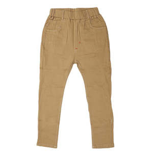 Pantalon en coton pour garçons - Camel - Product Image 1