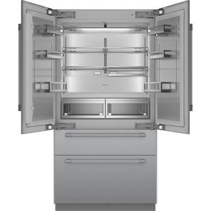 Équipement de réfrigération professionnel pour cuisine commerciale Freedom, réfrigérateur encastrable à porte française avec congélateur en bas - Product Image 2