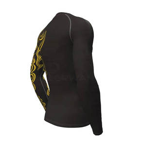 ชุดป้องกันผื่นสำหรับผู้ชายชุดกีฬาแบบสั่งทำพิมพ์โลโก้ตามต้องการ - Product Image 5