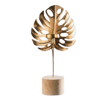 Articles décoratifs de table modernes en aluminium/fer personnalisés, écologiques, pour la maison, cadeaux, ornements pour la décoration de mariage/de Noël