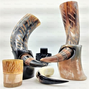 Cuerno para beber vikingo de diseño personalizado para compra a granel Estilo náutico pulido de Z Crafts-Venta de exportación Drinkware - Product Image 2