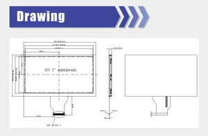 Display LCD TFT da 7 <span class=keywords><strong>Pollici</strong></span> Direttamente dalla Fabbrica, <span class=keywords><strong>Dimensioni</strong></span> Medie, Interfaccia RGB, Retroilluminazione LED Bianca, Risoluzione 1024x600 - Product Image 6