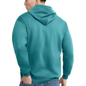 Sudadera con Capucha de Alta Calidad, Gruesa y Térmica, 100% Algodón, para Hombre, con Cierre, Estilo Urbano, Corta, Básica, Mezcla de Algodón - Product Image 6