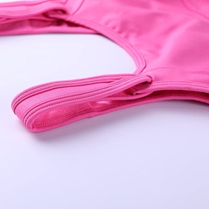 Soutien-gorge de sport grande taille pour femme, fabriqué au Pakistan, personnalisable, réglable, en coton et élasthanne, avec logo frontal, maintien élevé - Product Image 5