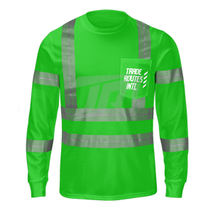 Custom Logo Workwear Set Hi Vis <b>Overall</b> with Button up Shirt Crew Necks Polyester Material for Industrial Safety Outdoor Use - Product Image 4