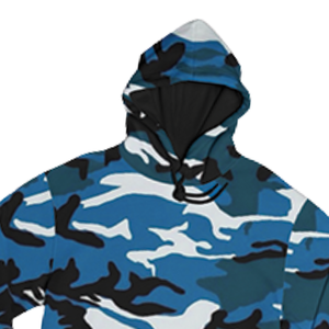 Bleu Camouflage À Capuche Hommes Femmes Avec Style Camo À Capuche Streetwear Mode Pull À Capuche Casual 3D Imprimé À La Mode - Product Image 3