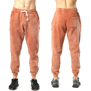 Pantalons de jogging décontractés pour hommes 2024, légers, en toile, 100% coton, avec taille haute, élastique imperméable - Product Image 4