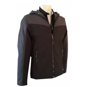 Veste Softshell pour Hommes, Fabrication OEM ODM, Légère, Coupe-Vent, Imperméable, pour Utilisation Active, Exportation - Product Image 4