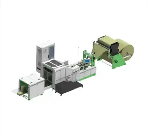 Square Bottom Paper Bag Machine with customized packing available in high quantity at wholesale prices from Indian supplier