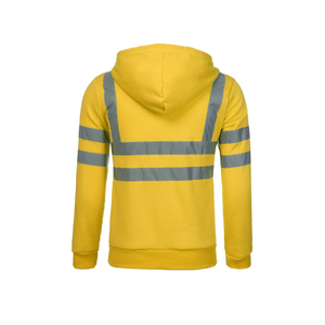 เสื้อฮู้ดน้ำหนักเบาสีทึบสะท้อนแสง - Product Image 3