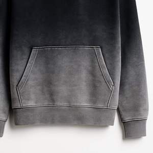 Sudadera con Capucha Extra Grande de Felpa de Algodón 100 % de Alta Calidad de 400 g/m² para Hombre, Temporada de Invierno, con Impresión de Logotipo Personalizado - Product Image 5