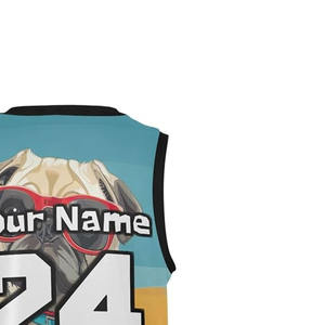 Uniforme de basket-ball de conception unique uniforme de basket-ball à séchage rapide uniforme de basket-ball de vêtements de sport 100% polyester - Product Image 4