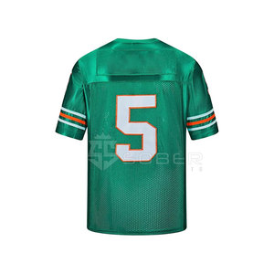 Maillot de football américain de haute qualité, directement de l'usine, 100% polyester, respirant, séchage rapide, couleur personnalisée, nom de l'équipe, tailles plus grandes - Product Image 2