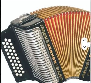 Acordeón Diatónico, Instrumento Musical, 31 Notas Agudas, 12 Notas Bajas, Cuerpo de Madera, Portátil, para Práctica y Presentaciones - Product Image 3