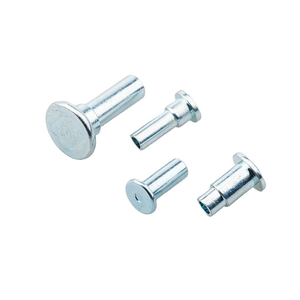 Remache ISO personalizado de titanio, acero inoxidable y zincado, de cabeza plana redonda, con agujero profundo, semitubular y hueco - Product Image 1
