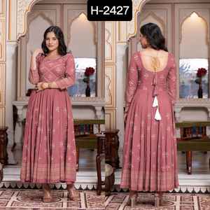 Nueva Función de desgaste diseñador Kurti Sharara traje Anarkali estilo Hit diseño fiesta desgaste con bordado trabajo boda desgaste Kurtis conjunto - Product Image 5