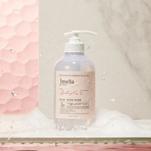 Gel douche nourrissant à base de plantes Jmella France Sparkling Rose 500 ml, produit tendance coréen à succès, fabriqué en Corée - Product Image 3