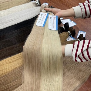 NUEVO COLOR Máquina virgen vietnamita Extensiones de trama doble Varios colores 6-30 pulgadas Natural recto Paquete de 100g de alta calidad - Product Image 4