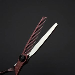 Tijeras de Peluquería Profesionales de Acero Inoxidable de 6 Pulgadas para Diestros, Tijeras de Entresacar para Salón de Belleza, Juego de Tijeras de Peluquero - Product Image 4