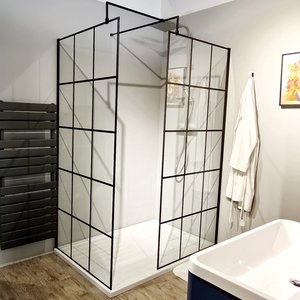 Barra <span class=keywords><strong>de</strong></span> soporte <span class=keywords><strong>de</strong></span> cabina <span class=keywords><strong>de</strong></span> ducha <span class=keywords><strong>de</strong></span> vidrio templado grueso <span class=keywords><strong>de</strong></span> 8mm, pantalla acrílica <span class=keywords><strong>de</strong></span> aluminio para el hogar, apartamento, Marco cepillado pulido - Product Image 5