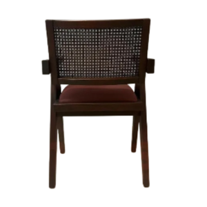 Sillas de Comedor Modernas de Madera con Asiento Acolchado y Acabado Liso para Villa y Parque - Product Image 3