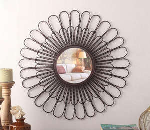 Modern Elegant New Metal <b>Wall</b> <b>Mirror</b> for Home <b>Living</b> <b>Room</b> Hotel Hallway Decoration Hanging <b>Wall</b> <b>Mirror</b> - Product Image 1