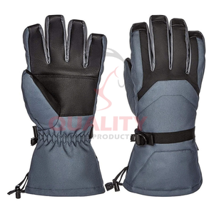 Insulated <b>ski</b> gloves with flexible fit and secure straps maintain warmth and control for skiing snowboarding and snow hiking - Product Image 6