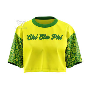 Vêtements de sororité grec Chi Eta Phi prêt à expédier T-shirt surdimensionné sublimé à thème africain - Product Image 1