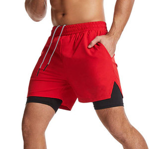 Pantalones Cortos Deportivos para Hombre al por Mayor, Transpirables, de Malla, para Correr, Entrenamiento, Fitness, con Cintura Elástica - Product Image 4