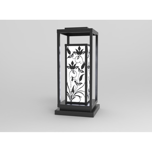 DNT.001.07 Lampe Solaire de Jardin Premium 5W LED Blanc Chaud Corps en Fer IP65 Alimentation Solaire AC 220V 3000K pour Usage Extérieur et Éclairage Routier - Product Image 3