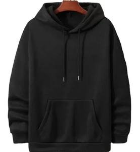 Sudaderas con capucha de lana de algodón de gran tamaño Unisex bordadas de algodón 350 GSM 100% de alta calidad y sudaderas con capucha de panel para hombre de alta calidad. - Product Image 4