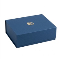 Boîte à bijoux en papier de luxe avec logo personnalisé, structure rigide, emballage cadeau