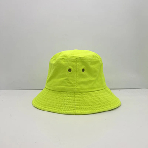 Fluorescent <b>Green</b> Bucket <b>Hat</b> Four Seasons Candy Color Personalized Street Dance Fashion Style Women's and Men's Fisherman <b>Hat</b> - Product Image 2