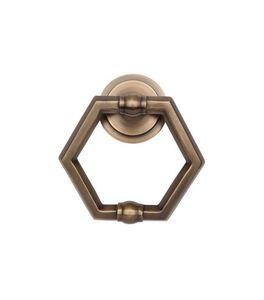 Guirnalda de hierro Anillo de entrada redondo Aldaba de puerta Duradero y elegante Vendedor superior para Home Hotel Villas; para dormitorios modernos - Product Image 3
